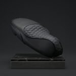 Custom Zadelhoes / Buddyseat Cover Vespa Sprint - Audi RS - Zwart - Afbeelding 4