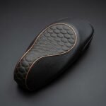 Custom Zadelhoes / Buddyseat Cover Vespa Sprint - Audi RS - Zwart - Afbeelding 5